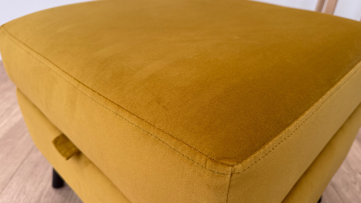 Somerford Fabric Footstool - Stella Butterscotch