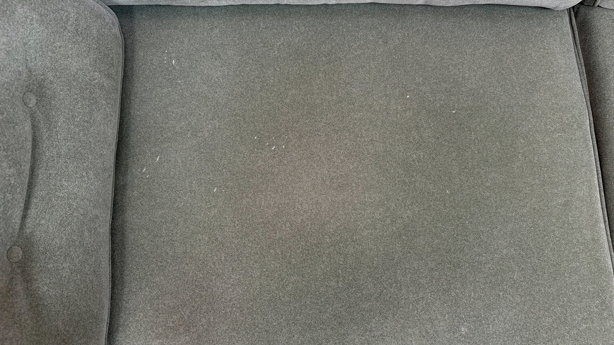 Sofology Cricket Fabric 4 Seater Split in Lifestyle Smooth Fabric Moss