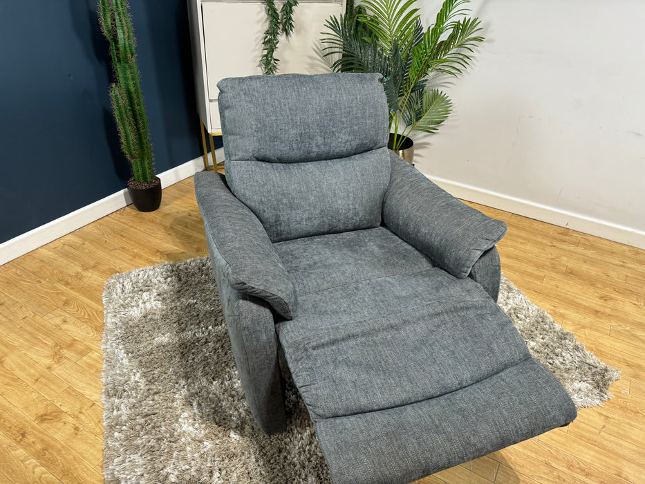 Albion - Fabric Chair - Charcoal - Power Recliner (WA2)