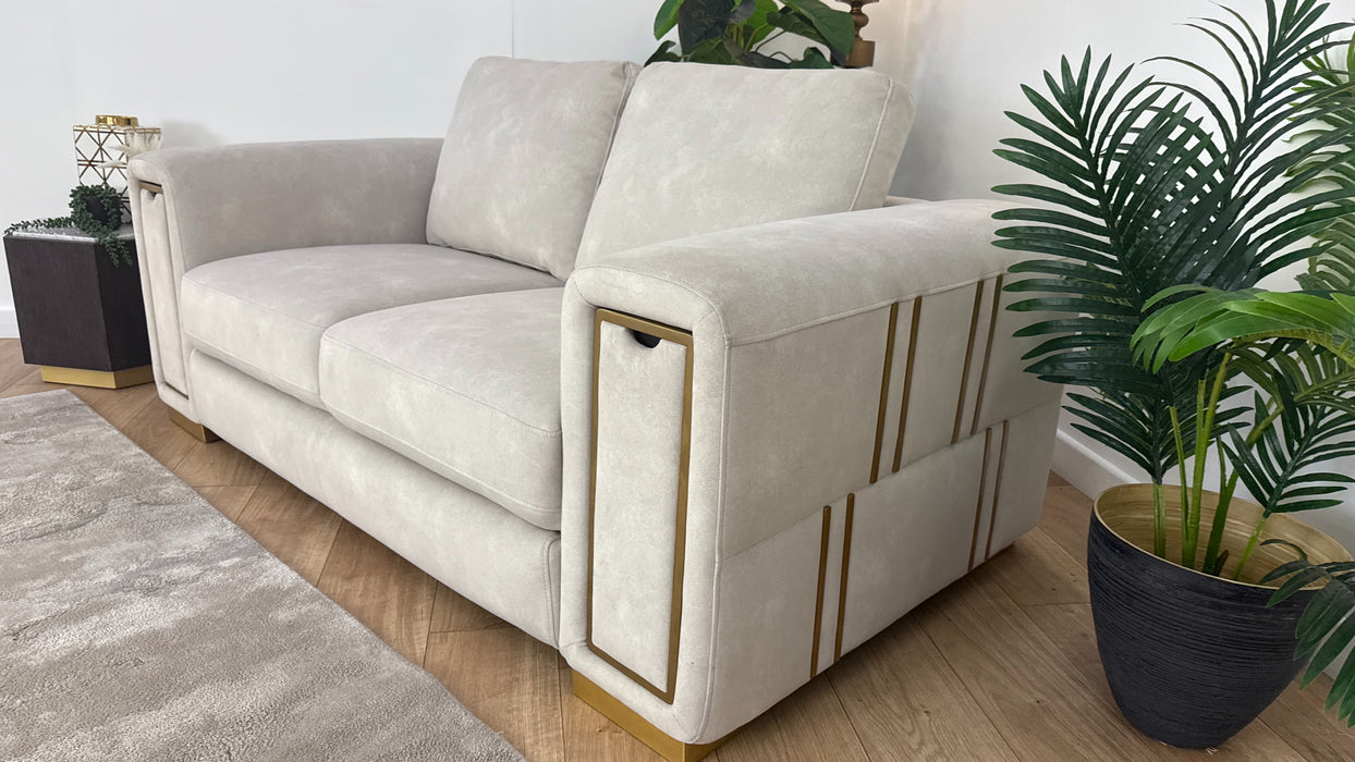 Sofology The Elixir 2 Seater Fabric in Ivory