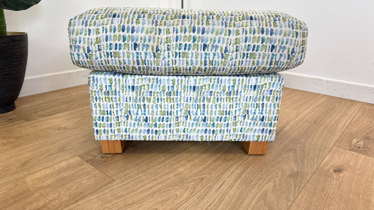 Layla - Fabric Footstool  -