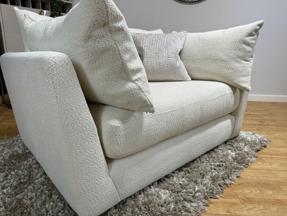 Tallulah Loveseat Chair - Cosy Boucle Ecru Fabric (WA2)