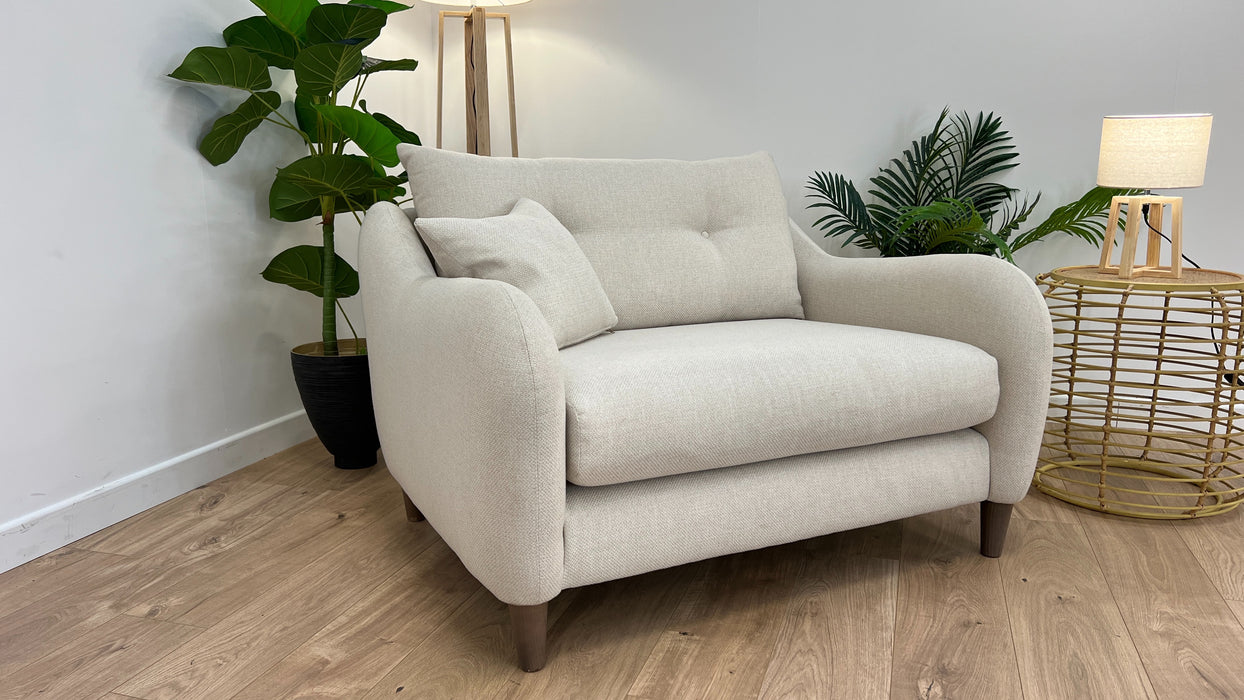 Ambleside - 1.5 Loveseat Fabric Sofa - Bentley Natural