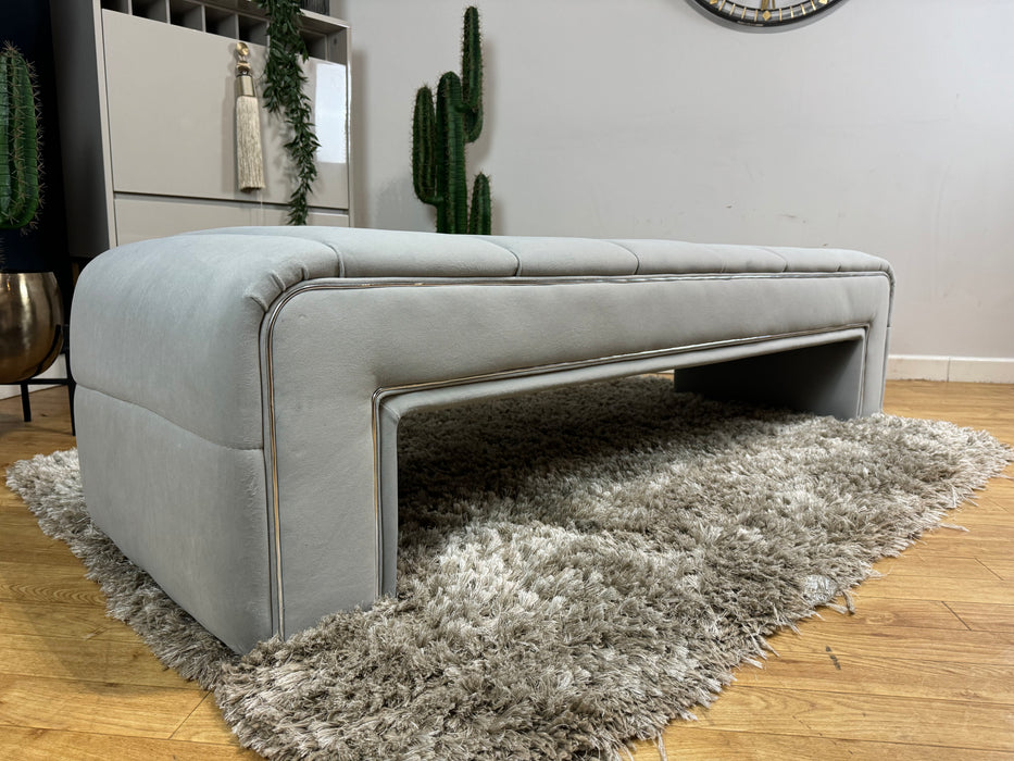 The Oscar Large Bench Footstool - Super Matt Velvet - ( WA2 )