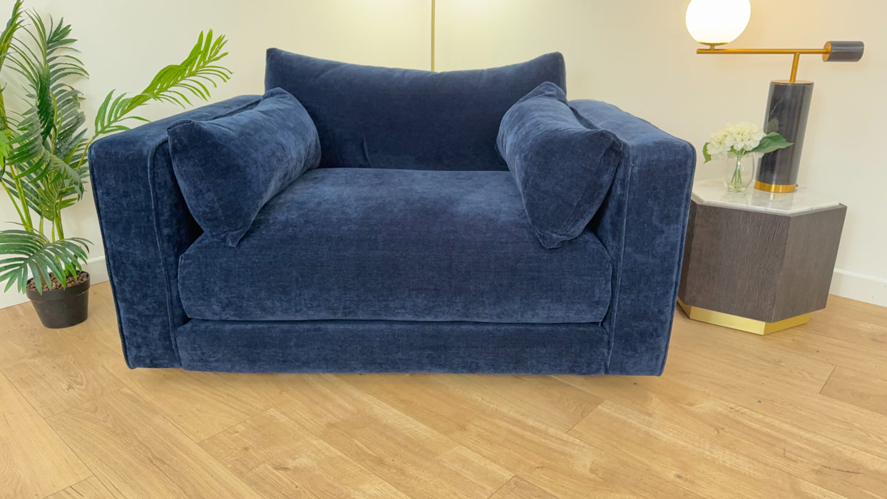 Brantwood 1 Seater - Fabric Chair - Chamonix Navy