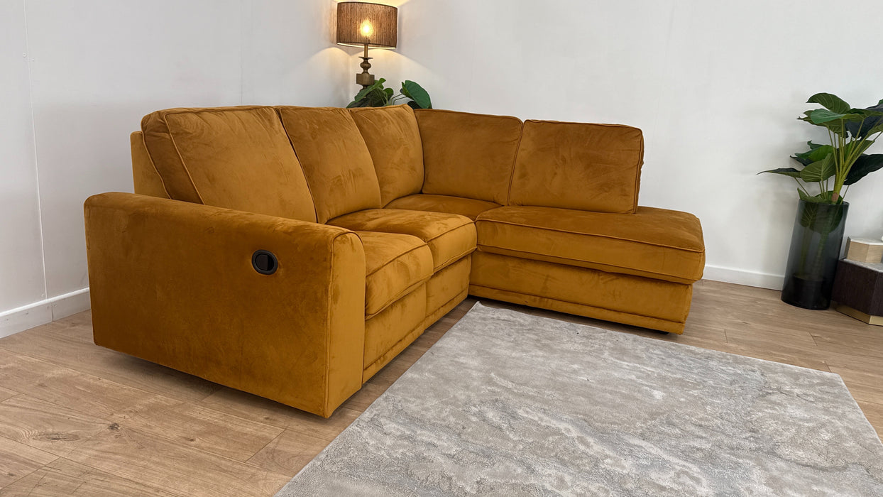 DFS Orka Fabric 2 Corner 1 in Mustard