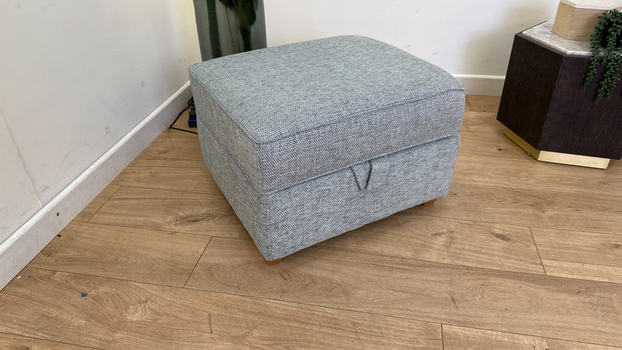 DFS Libby Storage Footstool in Charcoal