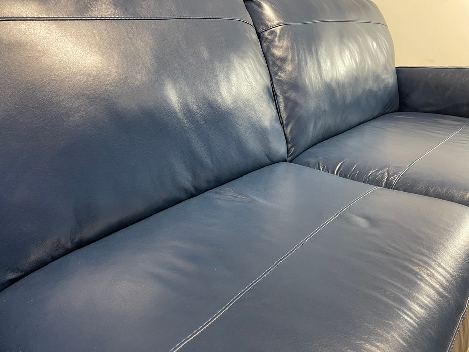 Fellini 3 Seat - Leather Sofa - Alaska Oceania (WA2)