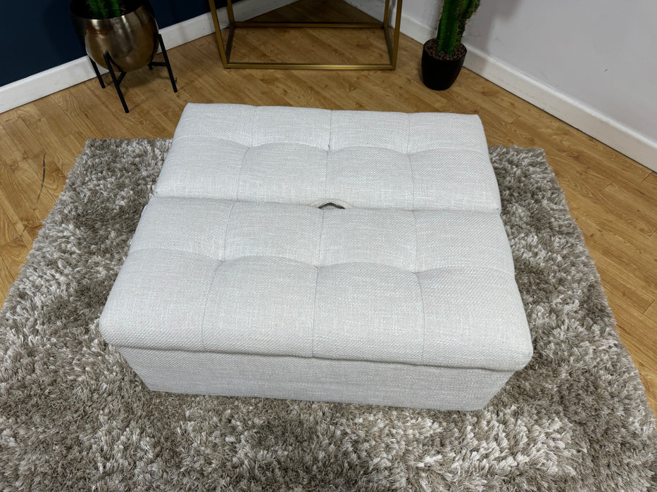 Bartelli Fabric Footstool Sofabed - Bartelli Cotton All Over (WA2)