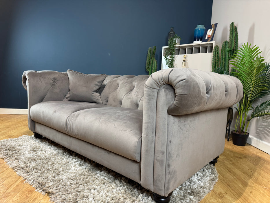 Balmoral Fabric 2 Seater - Matt Velvet Mole (WA2)