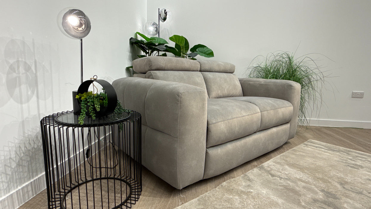 Sofology Colorado Fabric 2 Seater in Lifestyle Flecked Stone
