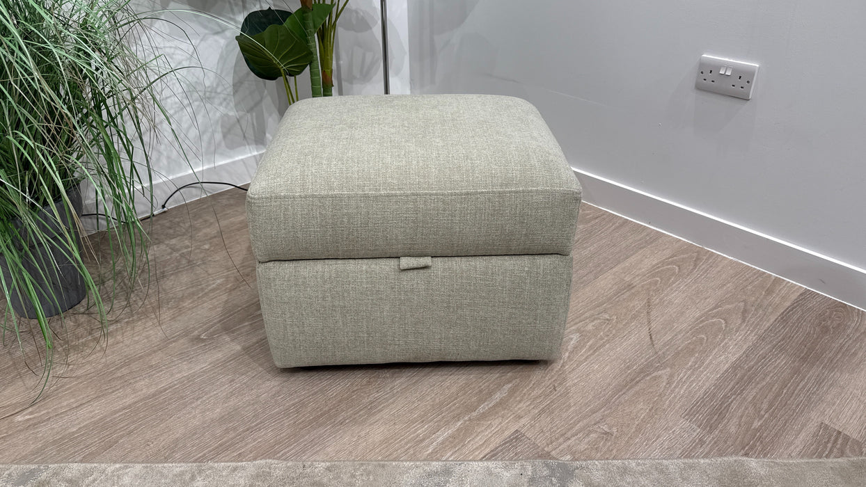Sofology Nevada Storage Footstool in Fabric Olive