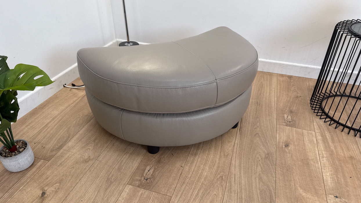 Stage Moon  - Leather half Moon Footstool