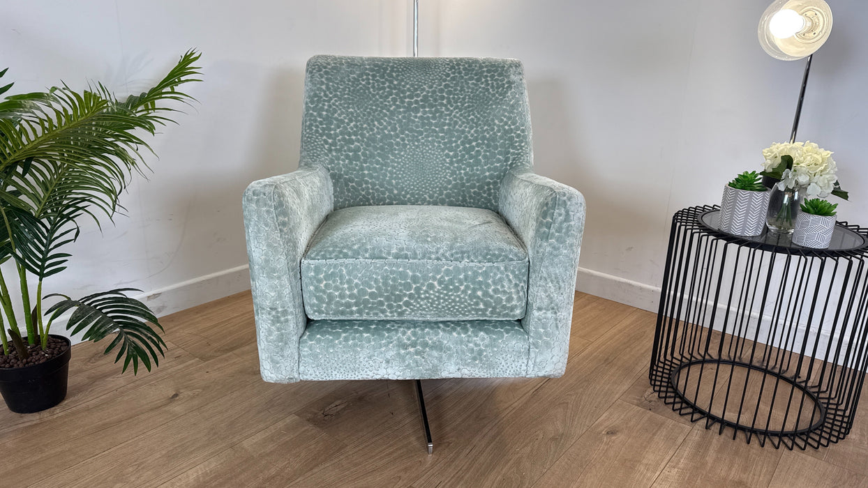 Sophia Accent Swivel Chair - Fabric