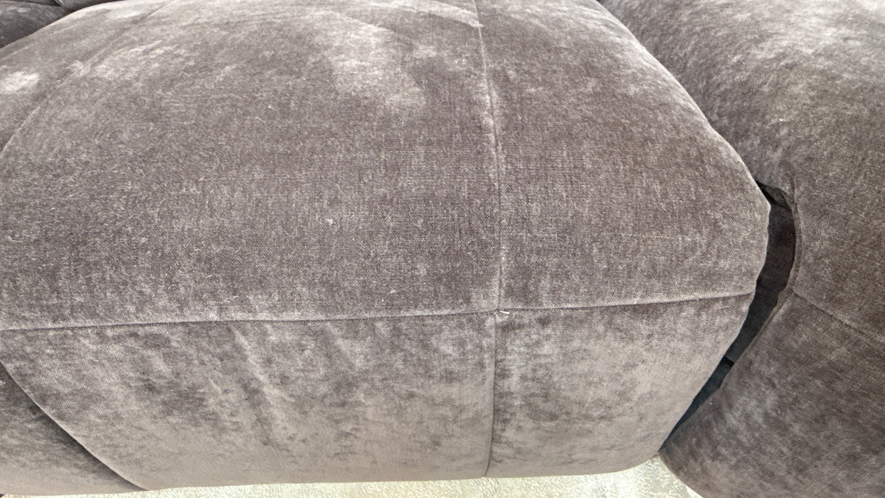 Sofology Lumiere Fabric 3 Corner 1.5 Power Recliner/Headrest Heated Seats in Relaxed Chenille Raisin