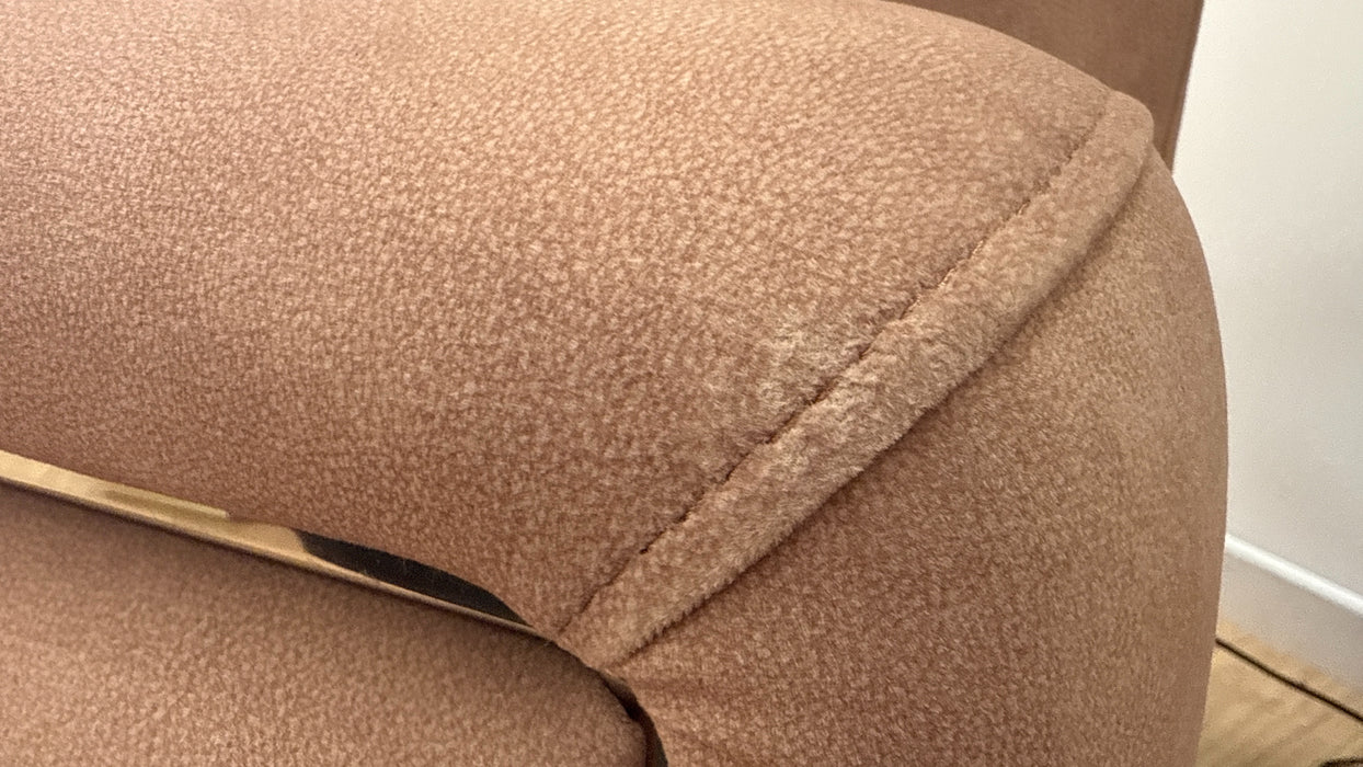 Sofology The Marvella Fabric Recliner Chair in Lifestyle Flecked Sand