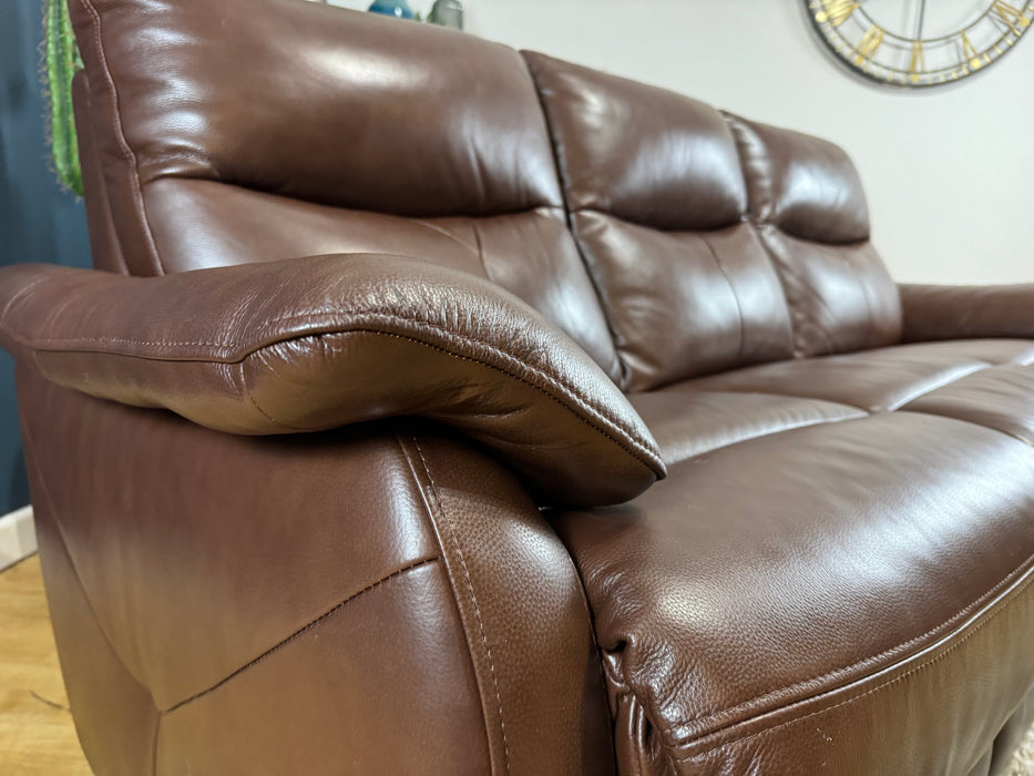 Albion Leather 3 Seater Trusty Sheen Chocolate (WA2)