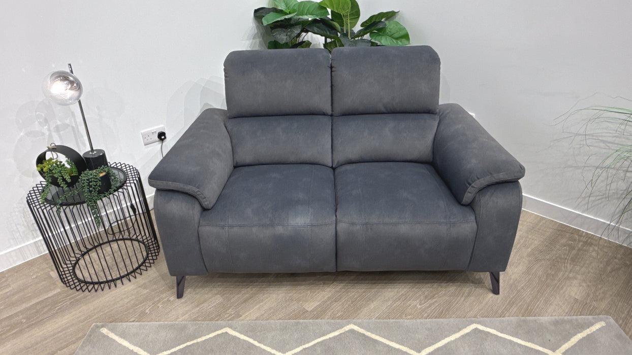 Sofology Bailey Fabric 2 Seater in Lifestyle Flecked Charcoal