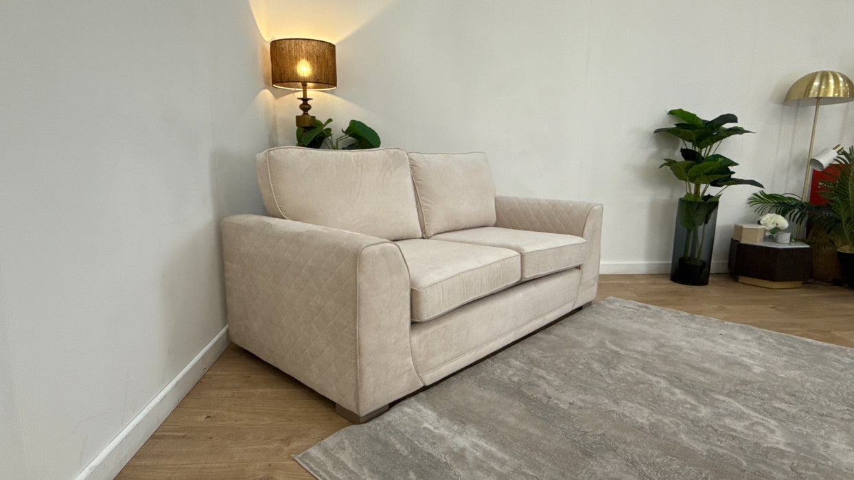 DFS The Orka 2 Seater Fabric Sofabed in Cream