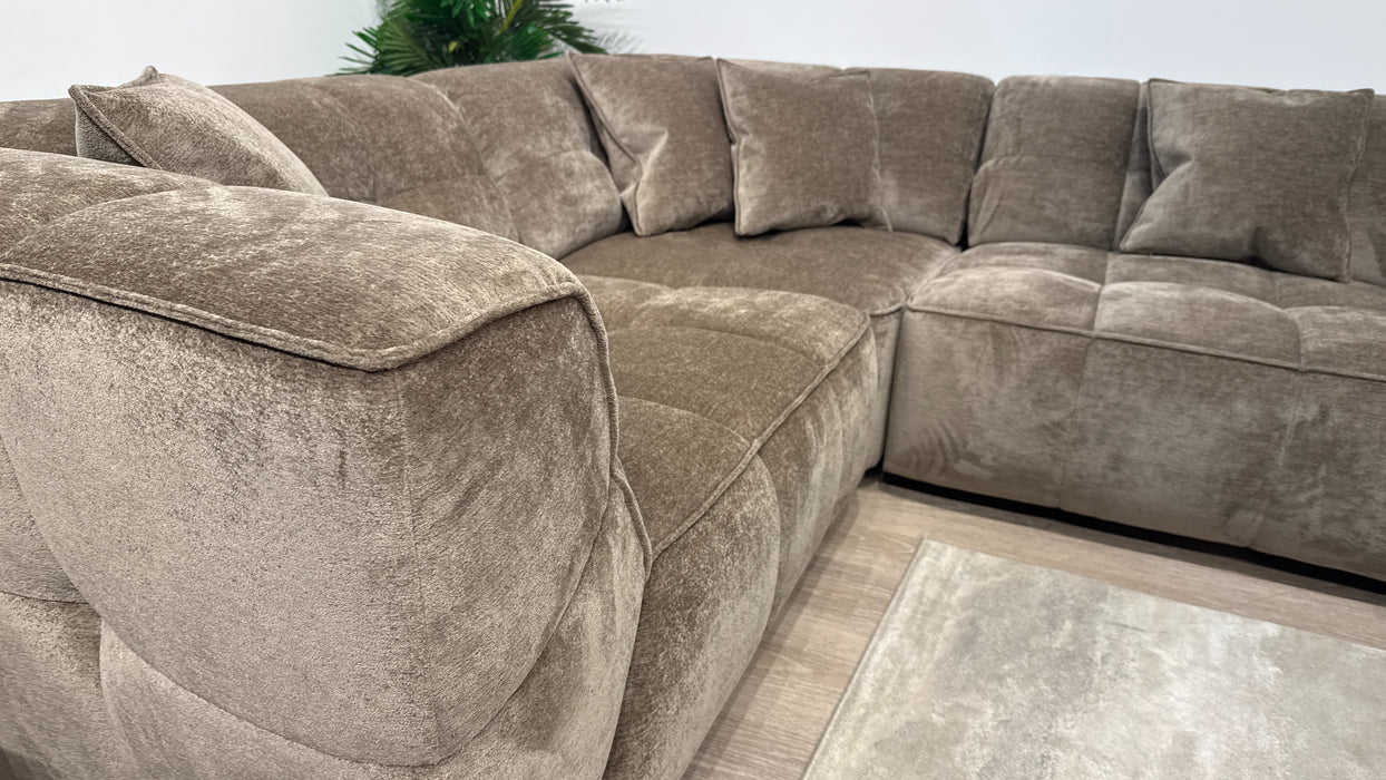 Sofology Moritz Fabric Corner in Mocha
