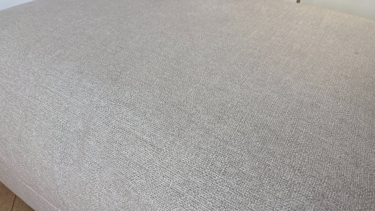 Sofology The Gaia Fabric Footstool in Lifestyle Woven Linen Mix