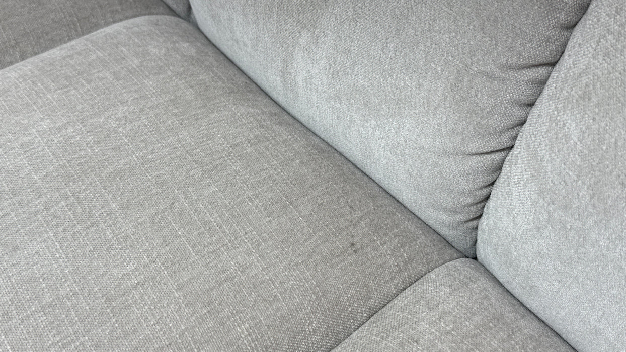 Sofology Waldorf Fabric 2 Corner 1.5 Chaise in Soft Chenille Linen Mix