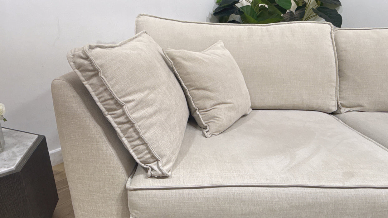 Sofology Richmond Fabric 4 Seater in Artic Ecru