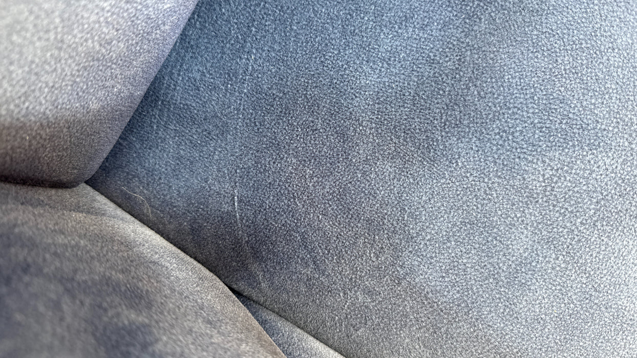 Sofology Allure Fabric 2.5 Seater Power Recliner/Headrest Lumbar Support in Lifestyle Flecked Navy