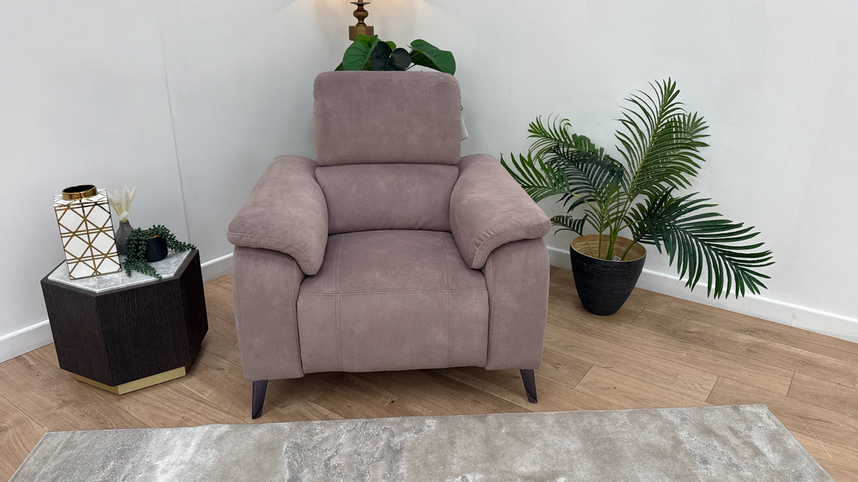 Sofology Fabric Recliner Chair in Nutmeg