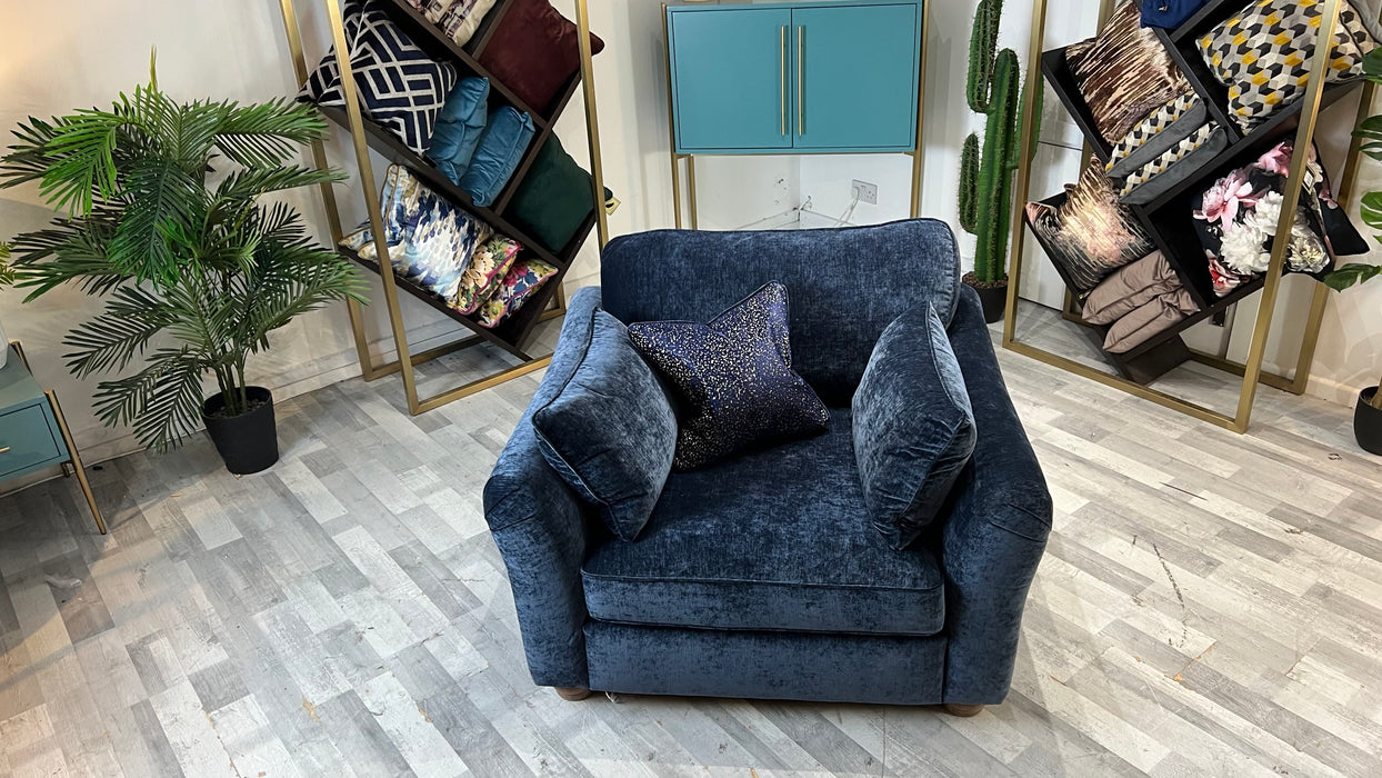 Notting Hill 1.5 Chair -  Navy/Bianca Navy Mix