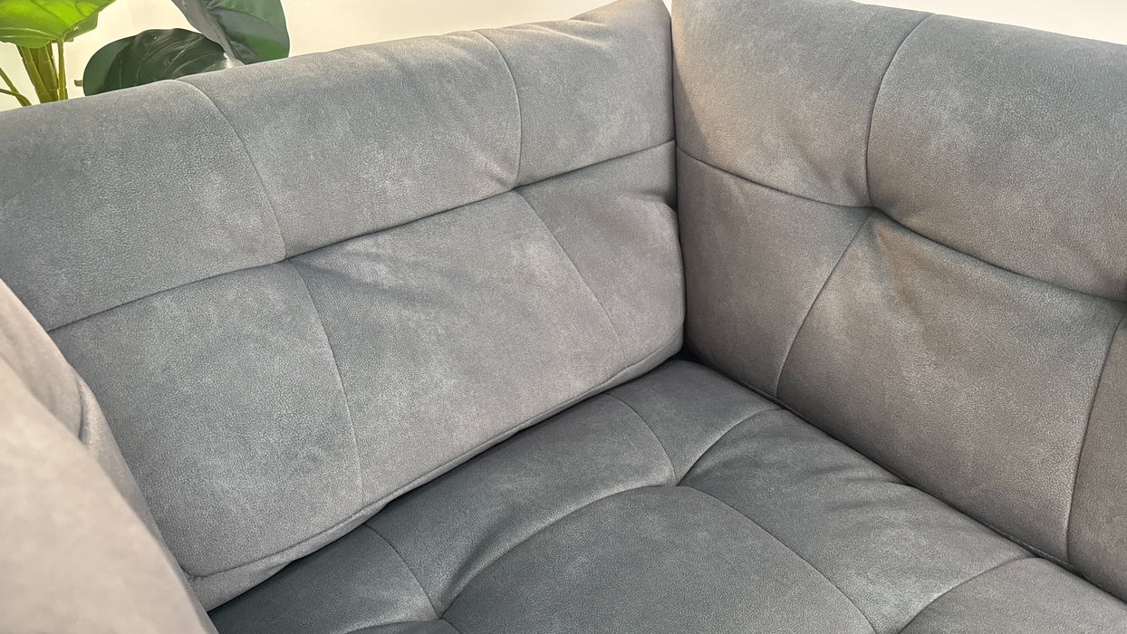 Sofology The Cocoon Fabric Swivel Chair in Lifestyle Flecked Mineral Green