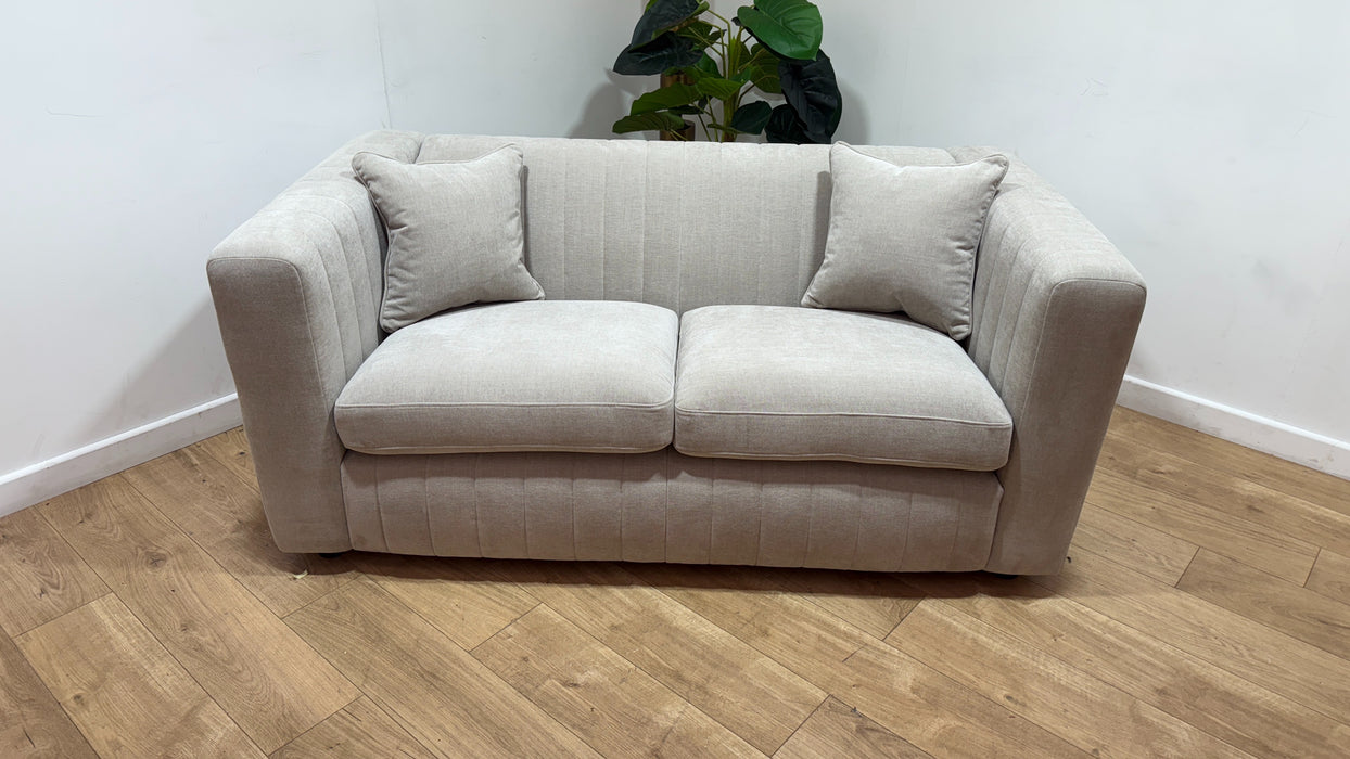 Sofology Astoria Fabric 2 Seater in Vintage Chenille Pebble