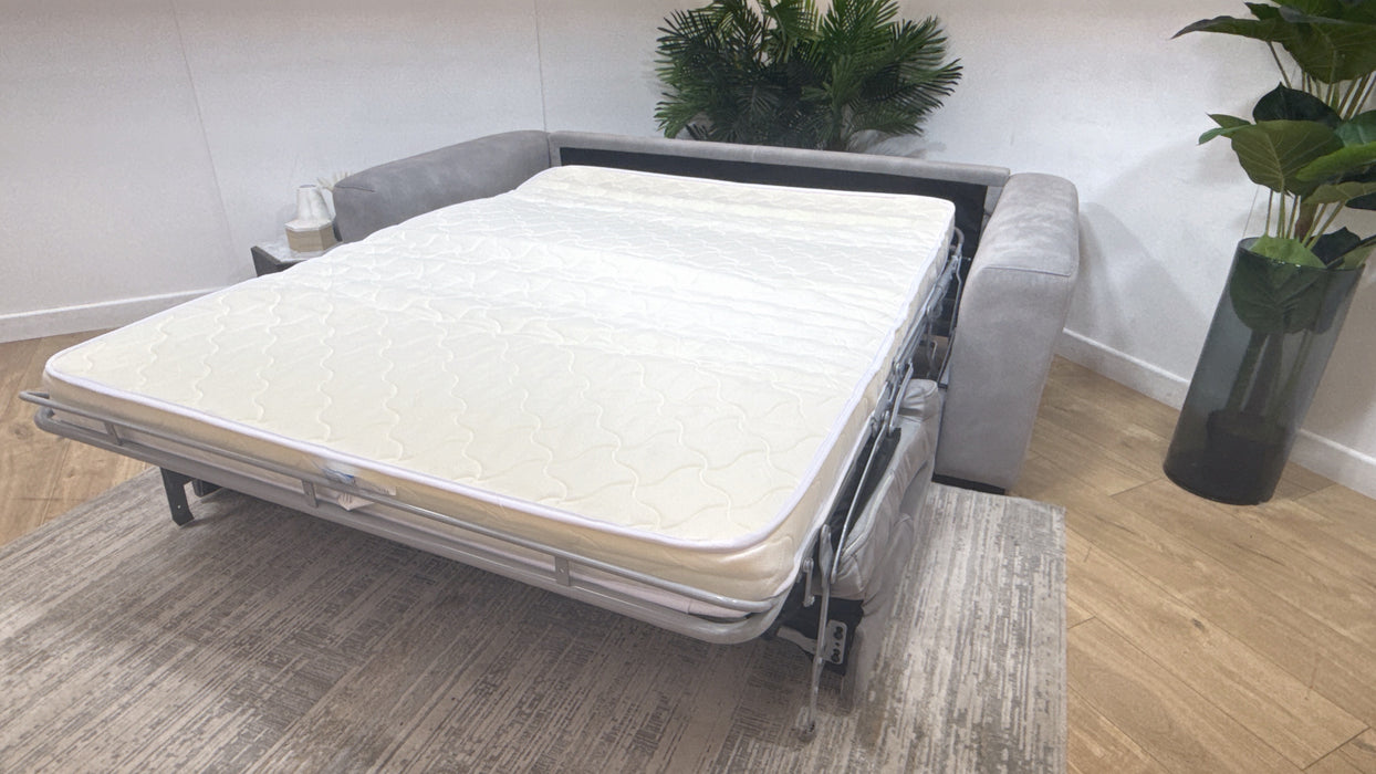 Sofology Metropolitan Fabric 3 Seater Sofabed in Lifestyle Mottled Dove