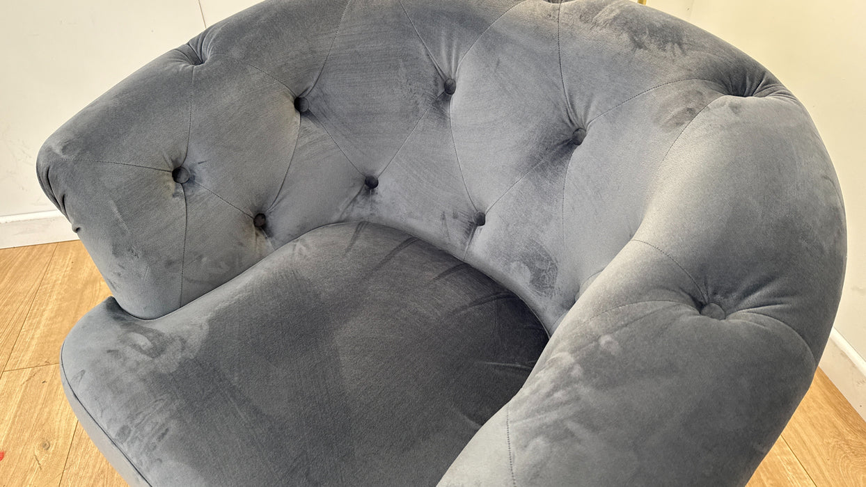 DFS Belair Accent Chair in Denim