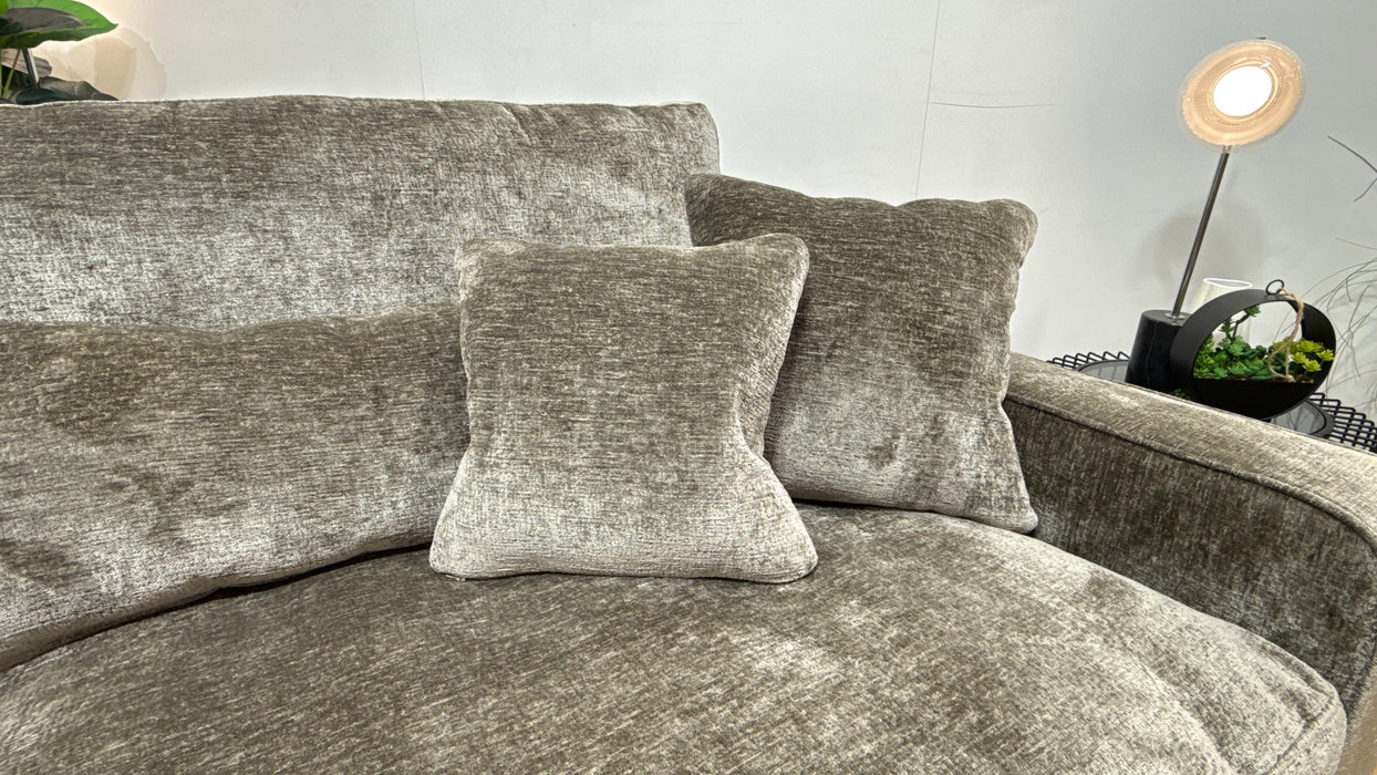 Sofology Bellagio 4 Seater Split Reversible Extra Flex Interior in Chunky Luxe Chenille Fennel