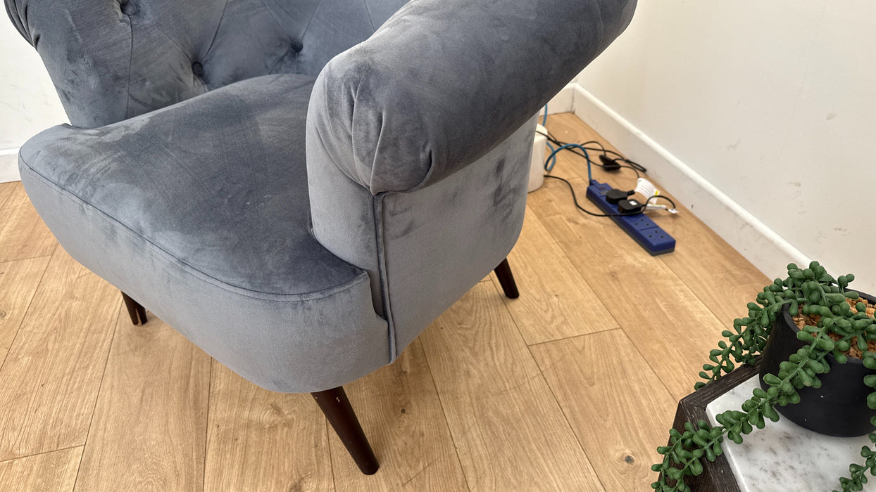 DFS Belair Accent Chair in Denim