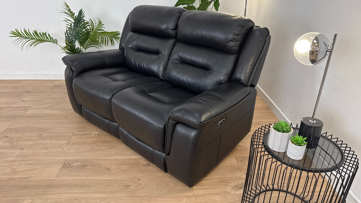 Alton 2 Seater Leather Power Recliner