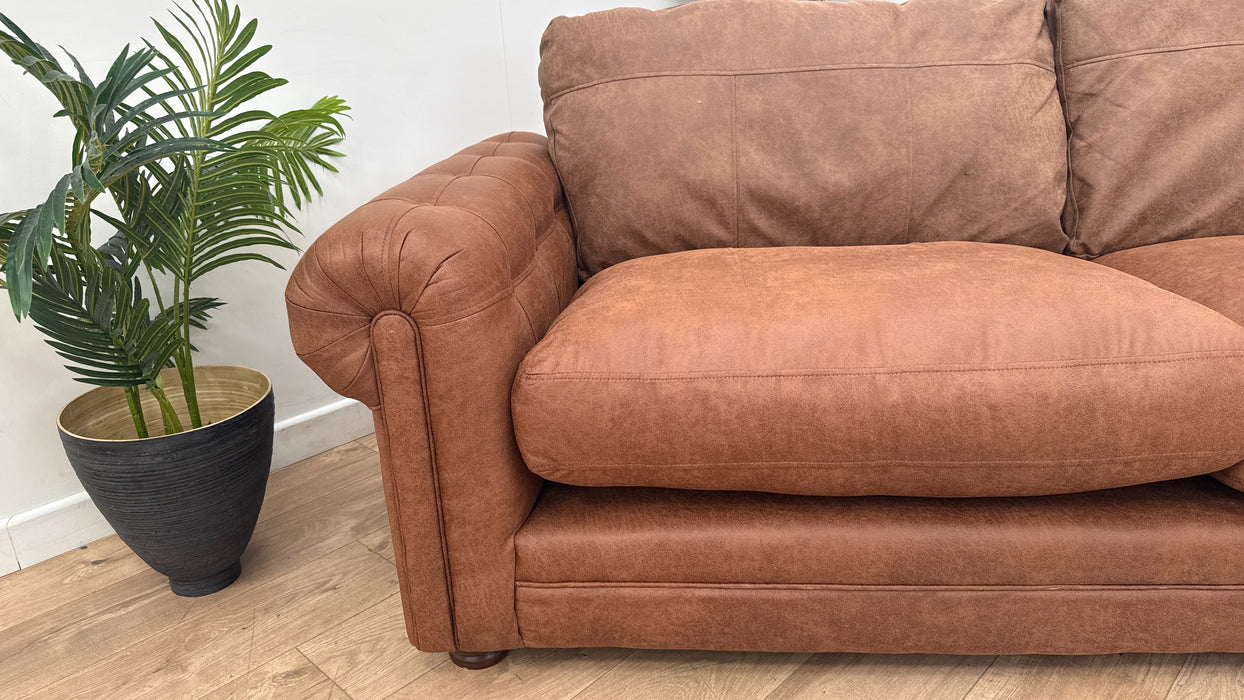 DFS Paterson 4 Seater in Brown