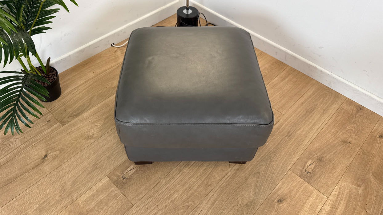 Mazzini Leather Footstool