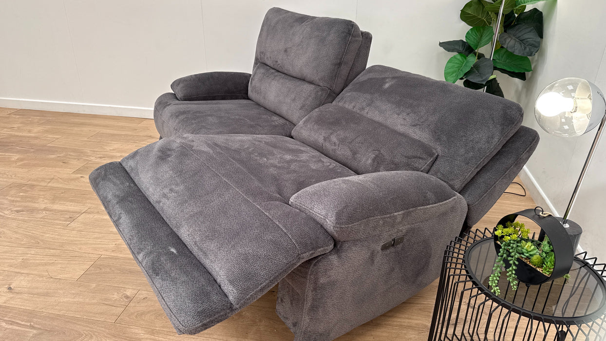 DFS Mallow Express Recliner  3 Seater in Charcoal