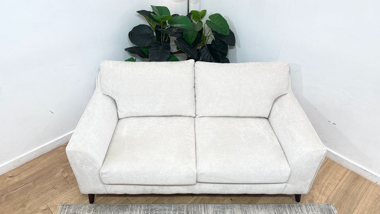 Sofology Mayfair Fabric 2 Seater in Linen Look Chenille Mist/Pearl Mix