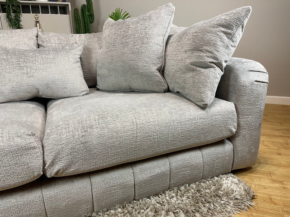 Westwood Fabric 3 Seater - Teddy Chenille silver ( WA2 )