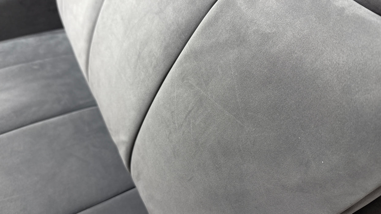 Sofology Paramount Fabric 2.5 Seater Console Power Recliner/Headrest Speakers in Lifestyle Flecked Charcoal