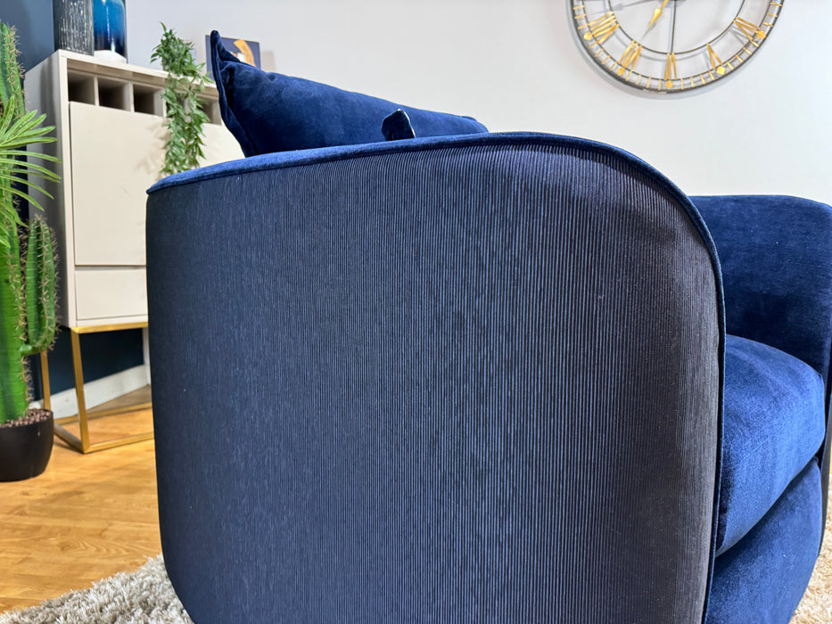 Como Fabric Chair - Villa Midnight  (WA2)