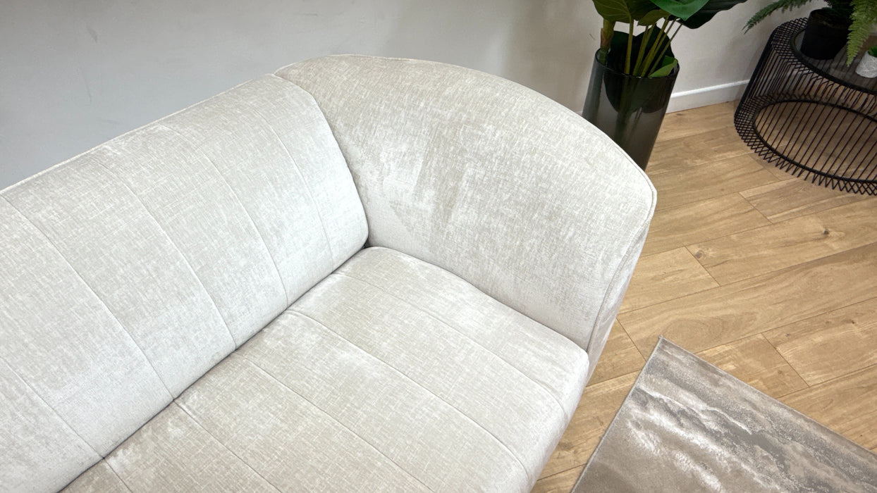 Sofology Fitzrovia Fabric 3 Seater in Luxury Chenille Mist Mix Without Trim