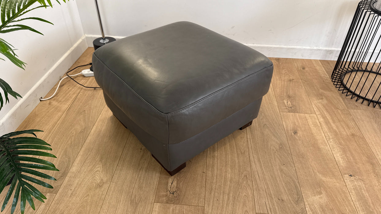 Mazzini Leather Footstool