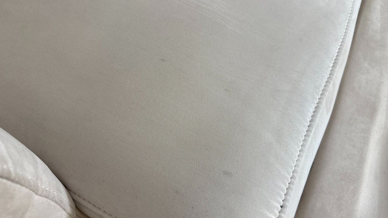 Sofology Ezra Fabric 3 Seater Power Recliner/Headrest in Tara Mink