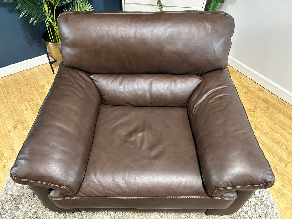 Santino - Leather Chair - Hampshire Espresso  - WA2