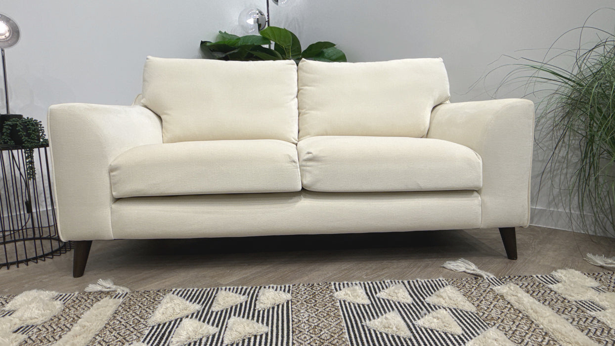 Sofology Mayfair Fabric 2 Seater in Soft Chenille Ivory