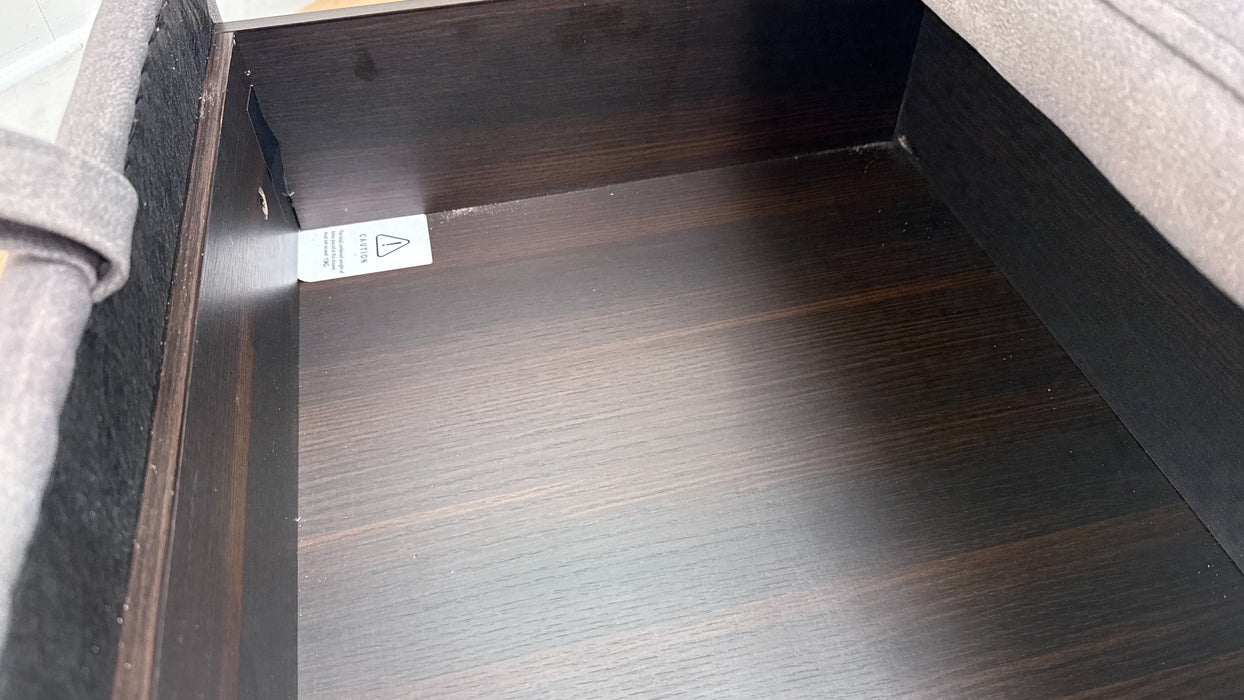 Sofology Premiere Fabric Designer Storage Footstool in Lifestyle Flecked Mocha